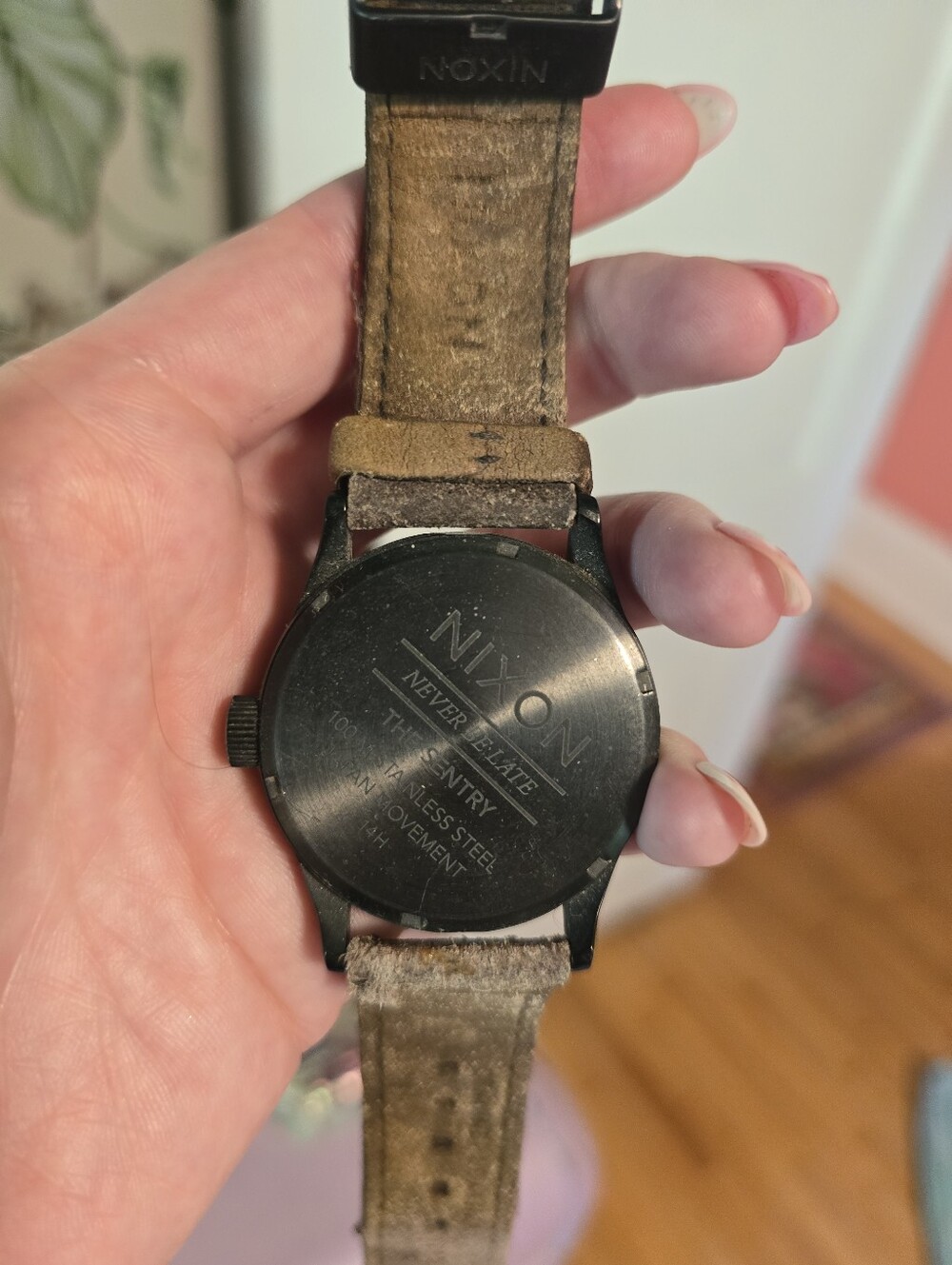 Nixon Men's Brown Leather Strap Wristwatch - Sage Dial - Picture 4 of 4